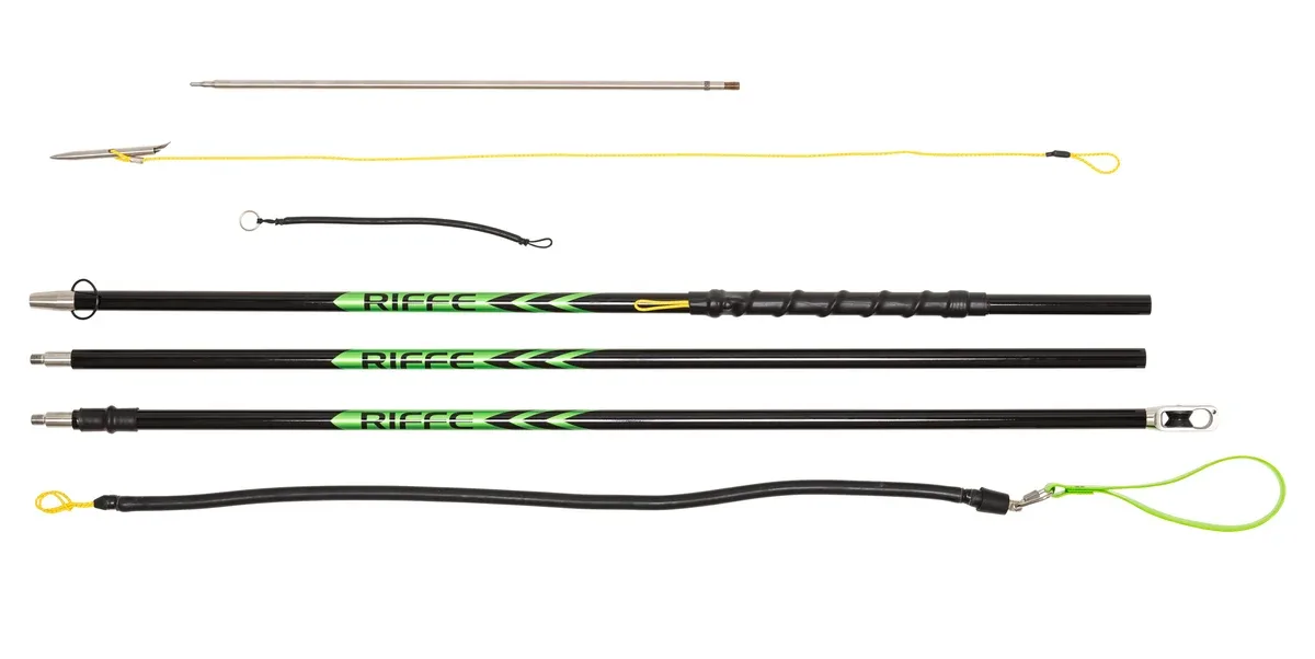 Mamba Roller Composite Pole Spear Kit — 9 ft / 3 pc