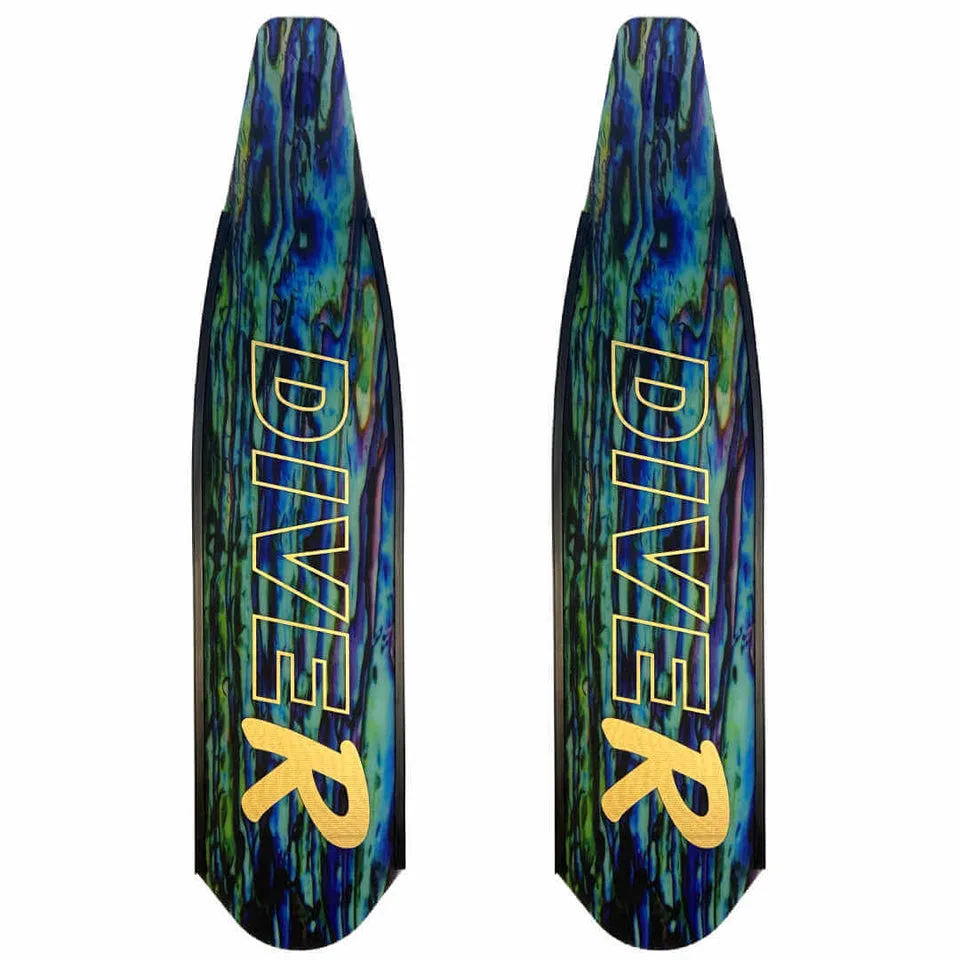 DiveR Fins Paua Carbon Fiber