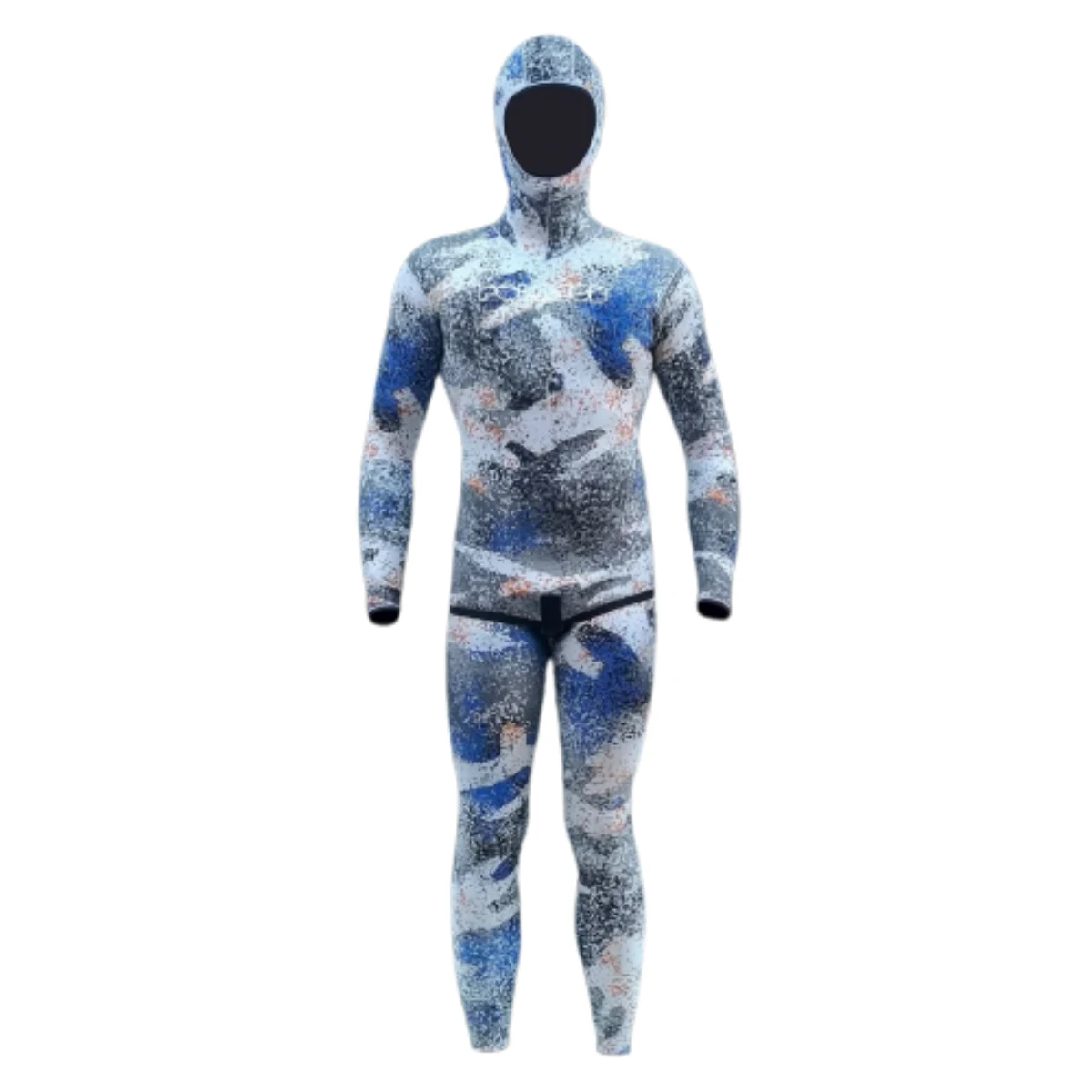 Polosub Lined Open Cell Snow Camo Men’s Wetsuit — 5.5mm